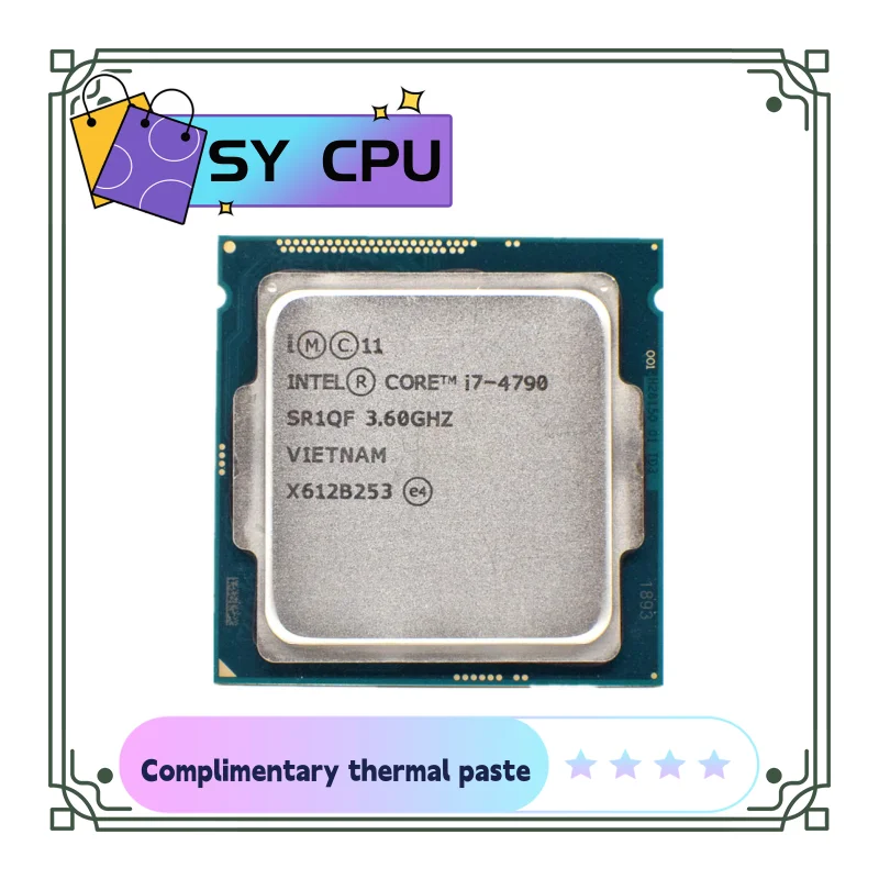 

Процессор Core I7 4790 I7-4790 i7 4790 CPU LGA 1150 четырехъядерный процессор рабочий процессор