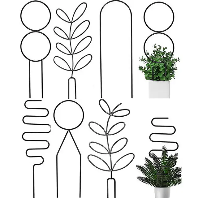 6 db Kiváló Virágmászó Növények Rácsos Növényi Hegymászó Állványok Könnyű Telepítési Támogatás - Image 5