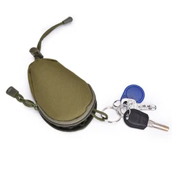 Portable Tactical Mini EDC Key Wallet Holder Coin Purses Pouch Military Army Small Keychain Bag Outdoor Zipper Tools Key Case