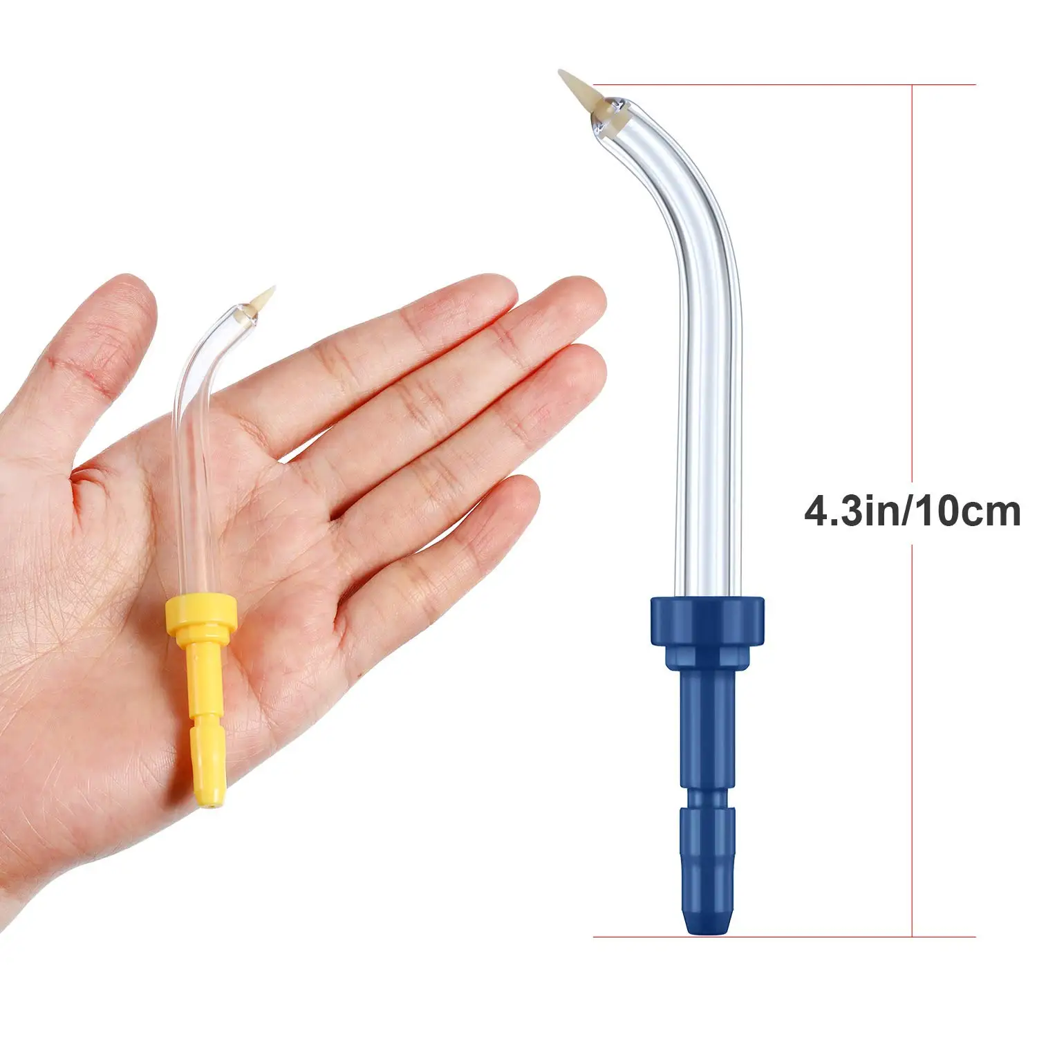 Water Flosser Replacement Parts 4pcs Sprinkler Oral Hygiene Accessories Pocket Tips for Water Pik WP-100 WP-450 WP-250 WP-300 WP-660 WP-900