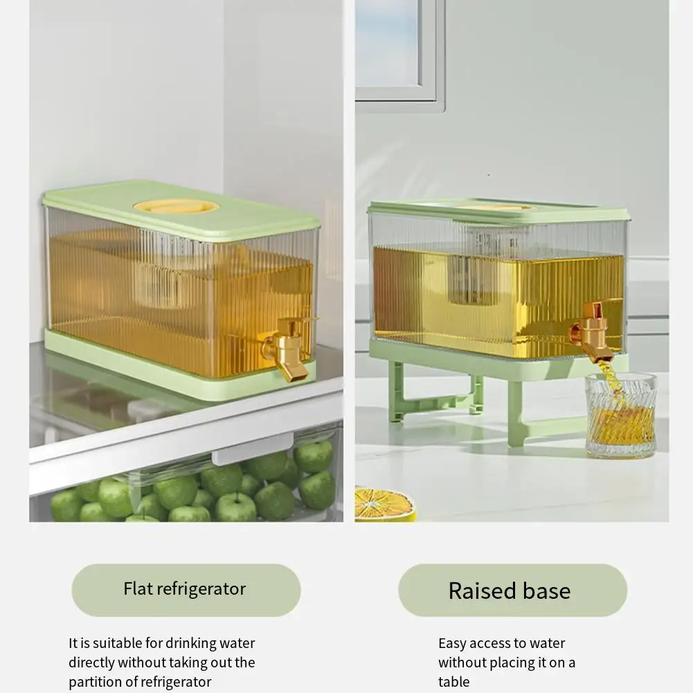 1.2 Gallon Cold Water Pitcher with Lid Beverage Water Dispenser Refrigerator Iced Juice Lemonade Dispenser for Party Bar Wedding