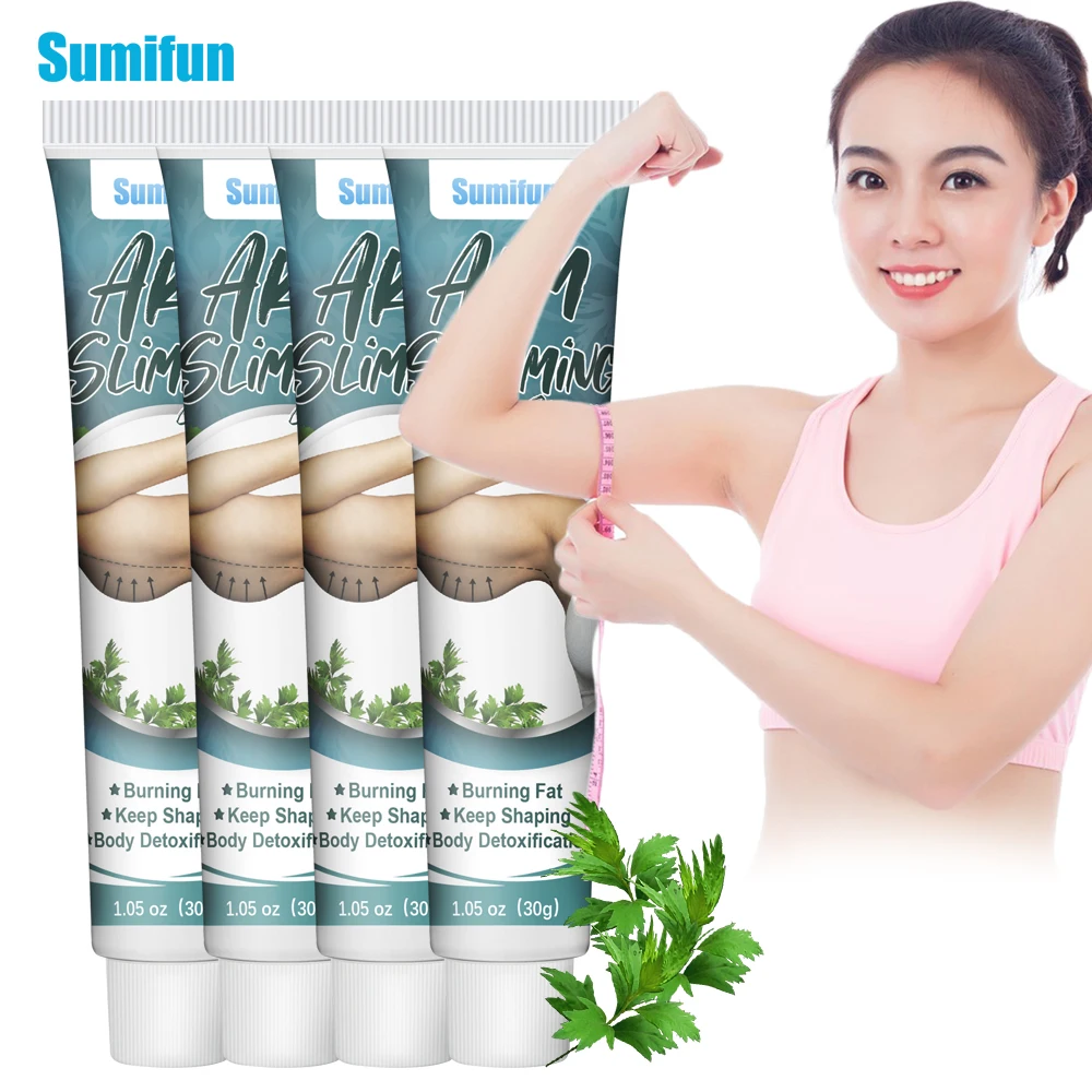 

1/2/3Pcs Sumifun Arm Slimming Cream Loss Weight Fat Burning Belly Cellulite Removal Ointment Body Shaping Massage Plaster 30g