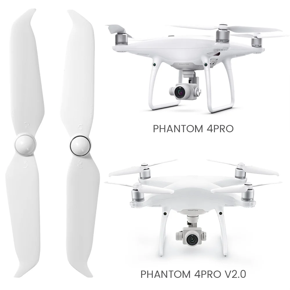 4-Pack Low Noise Quick Release Propeller Blades with Base