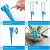 Automatic Watering Drip Plants Irrigation Drip Droppers Garden Watering System Plant Self Watering Kits Insert Water Devices 6