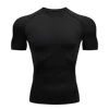 Men's Tight Compression T-shirt Solid Color Fitness Short Sleeve Quick Dry TShirts Sportswear Top Jogging Sweatshirt Rashguard
