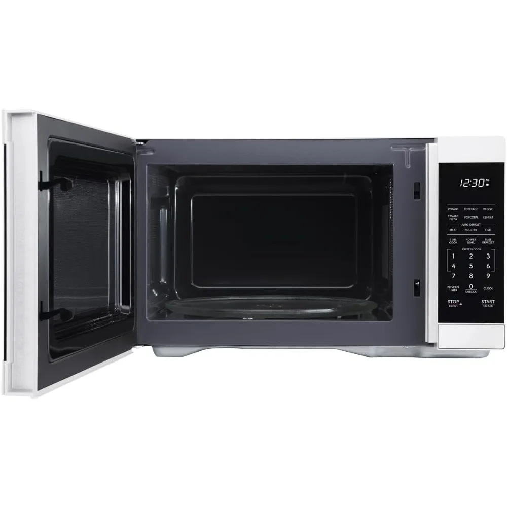 Oven with Removable 12.4" Carousel Turntable,1000 Watt Countertop Microwave,1.1 CuFt,White,Auto Cook for popular menu items 4