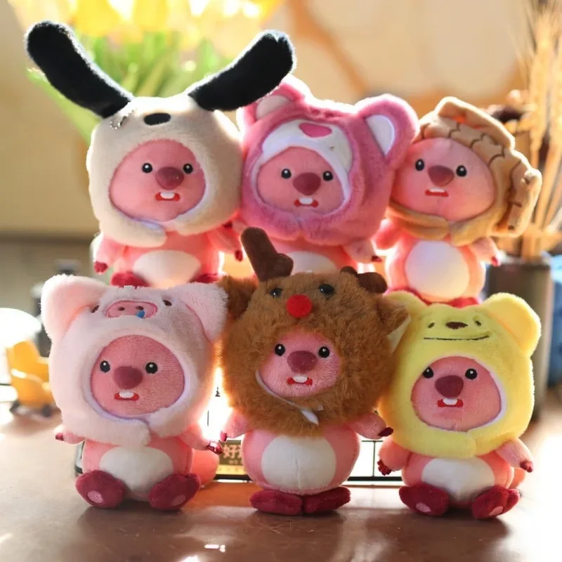 15cm Kawaii Zanmang Loopy Plush Doll Toy Kawaii Girl Y2K Cartoon Anime Transformation Loopy Series Keychain Toy Decoration Gift 2