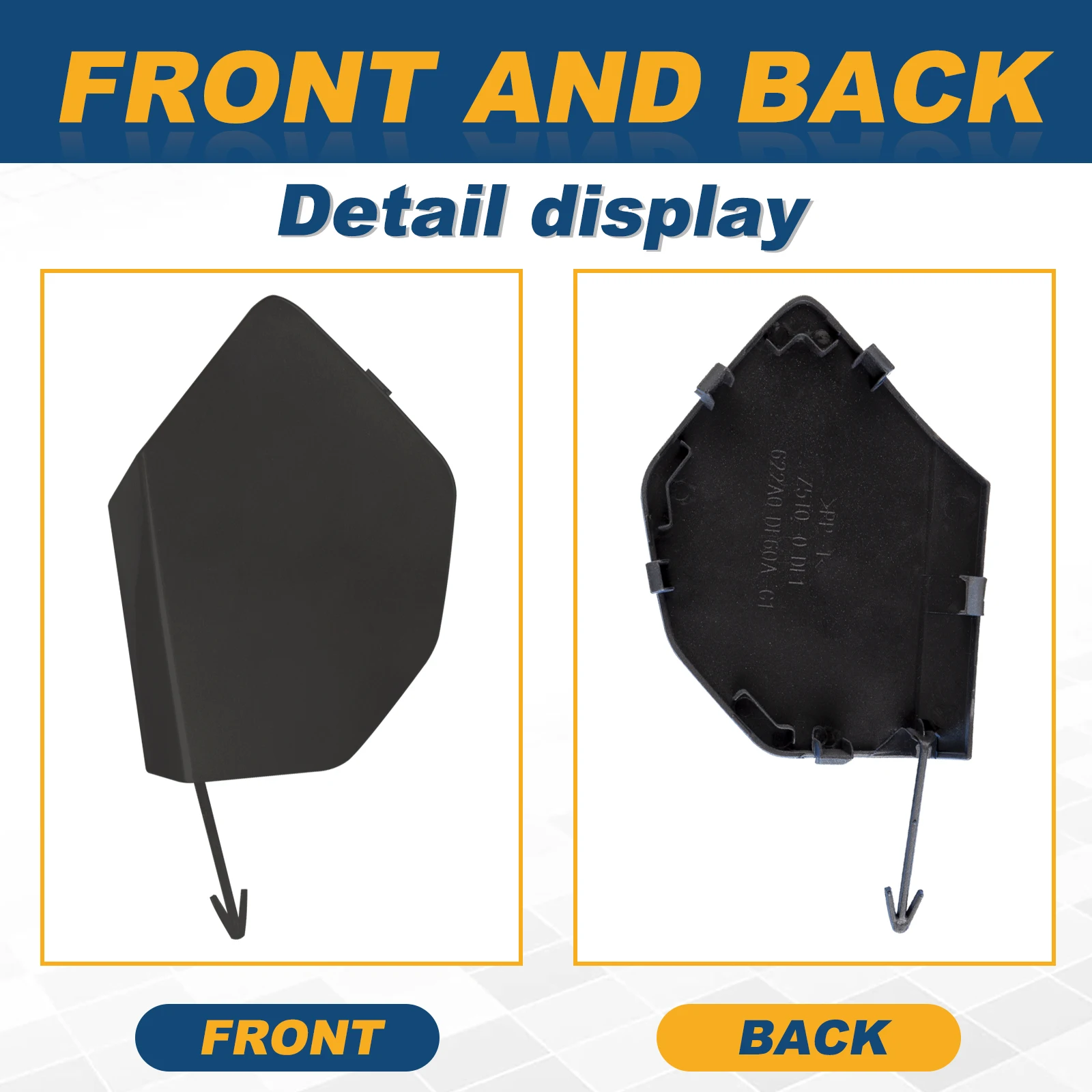 Front Bumper Tow Hook Cover Front Bumper Tow Hook Cap Towing Eye Cover For Nissan Qashqai J11-622A0-DF60A-B151 Car Accessories