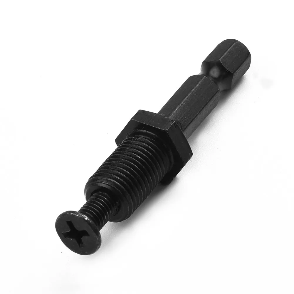 Drill Bits Drill Chuck Adapter 2-13mm Black Keyless Chuck Thread Screw For Drill Bit Chuck