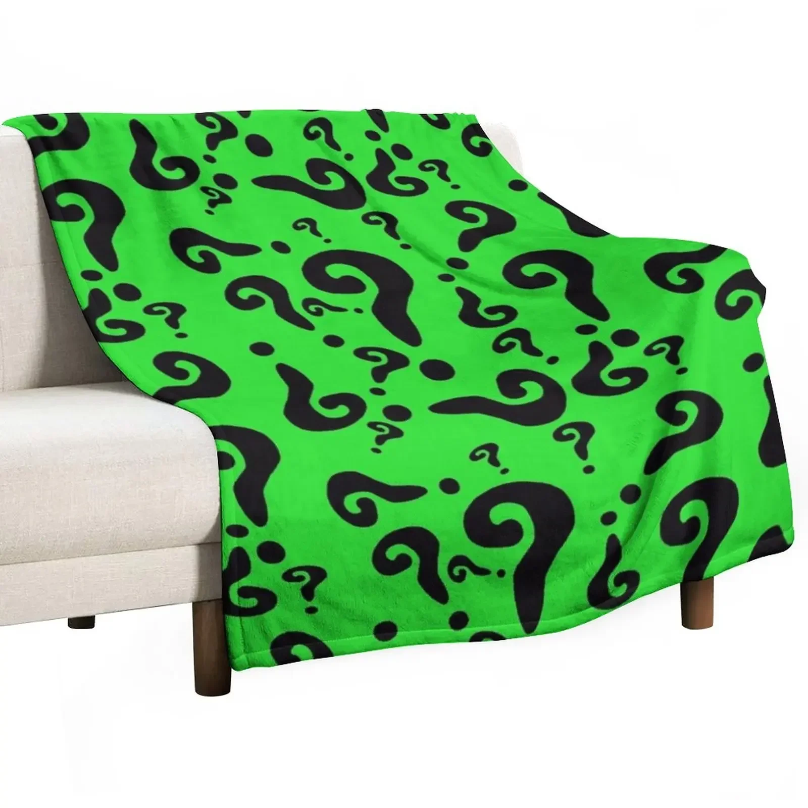 

The Riddler Throw Blanket Personalized Gift heavy to sleep Luxury Thicken Blankets