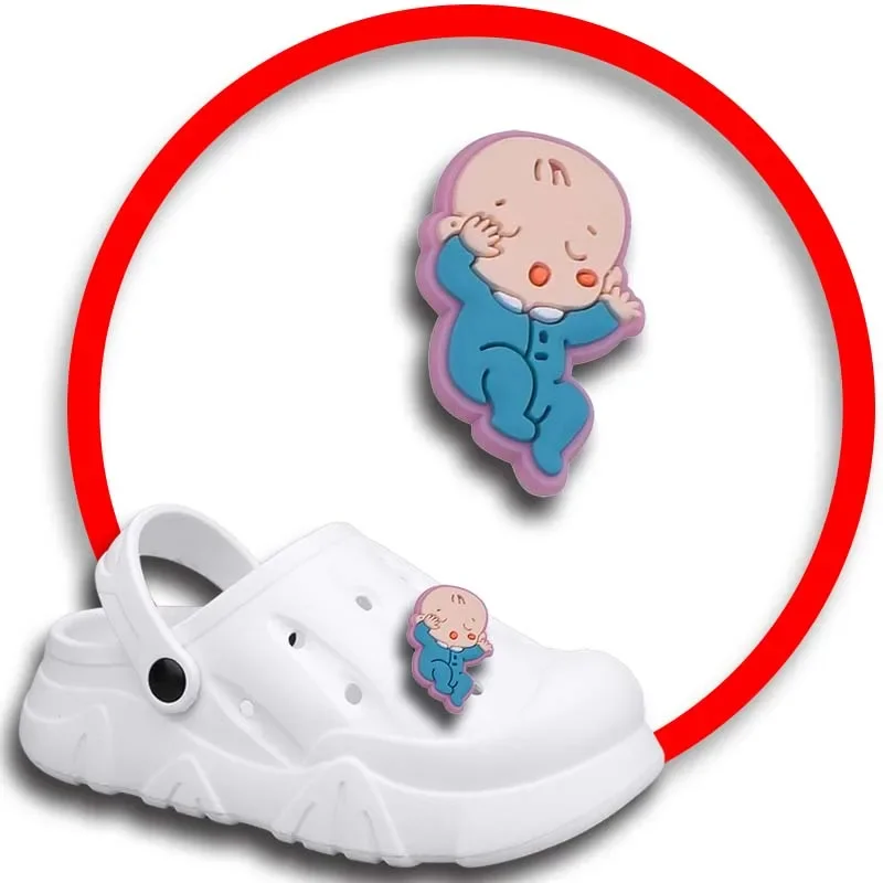 

Pack Pins for Crocs Charms Shoes Accessories Newborn Baby Decoration Jeans Women Sandals Buckle Kids Favors Men Badges