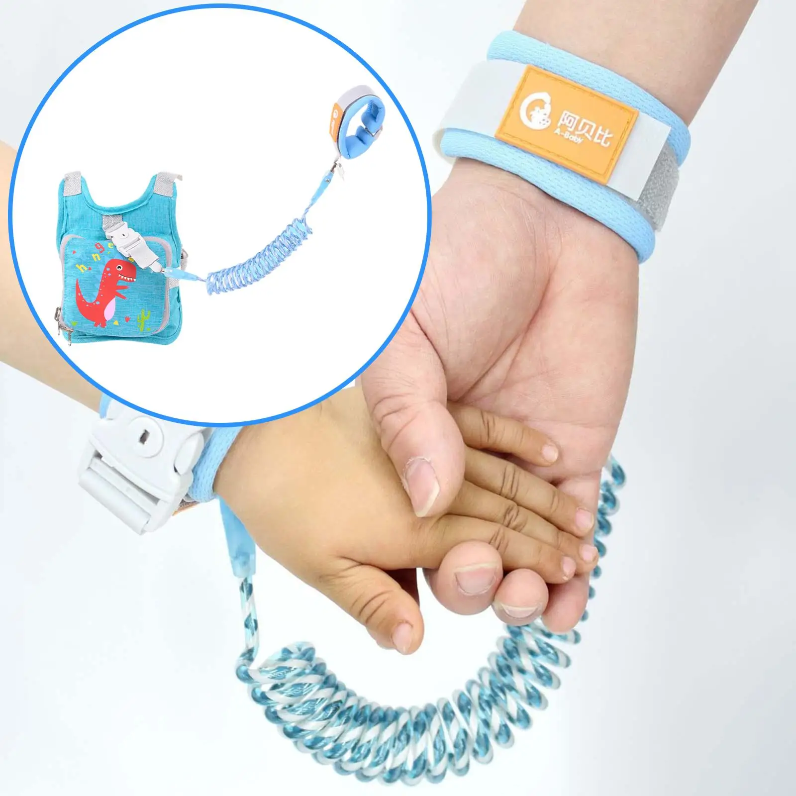 Anti Lost Wristband Comfortable Child Walking Strap Children Wrist Traction Rope for Walking Outdoor Shopping Travel Kids