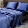 3/4 Piece Bed Sheet Set - Comfy Breathable & Cooling Sheets - Hotel Luxury Fitted Sheet with Deep Pocket Solid Color Flat Sheet 4