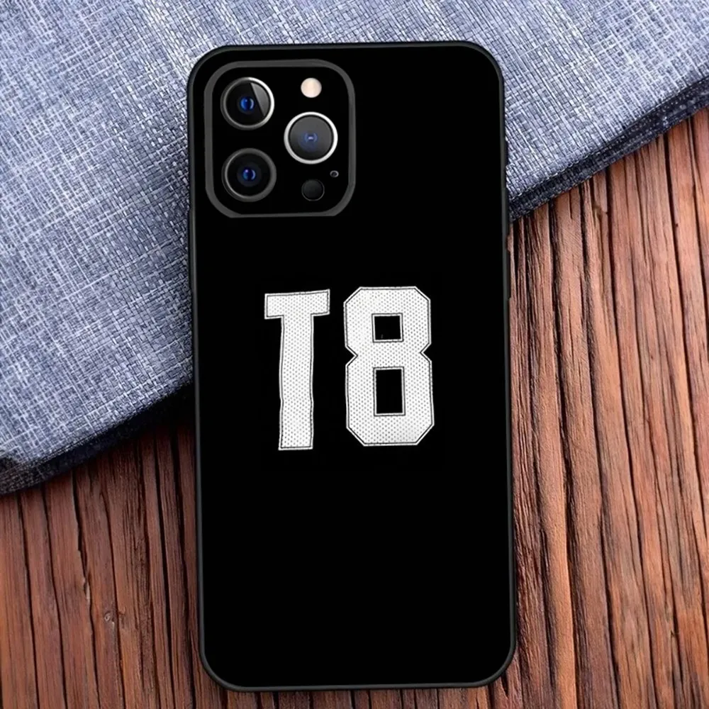 Stylish Shockproof Non-Slip Soft Phone Case Featuring T-Tate & M-McRae Design