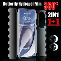 Universal 2 - in - 1 360° Full Cover Screen Protector with Hydrogel Film for Smartphones and Cameras (For Honor 100)
