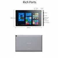 Jumper EZpad 7 64Bit 10.1 Inch 1920x1200IPS Windows 10 Tablets Intel Z8350 4GB RAM 32GB ROM 4-Cores 6500mAh HDMI Port USB 3.0 2