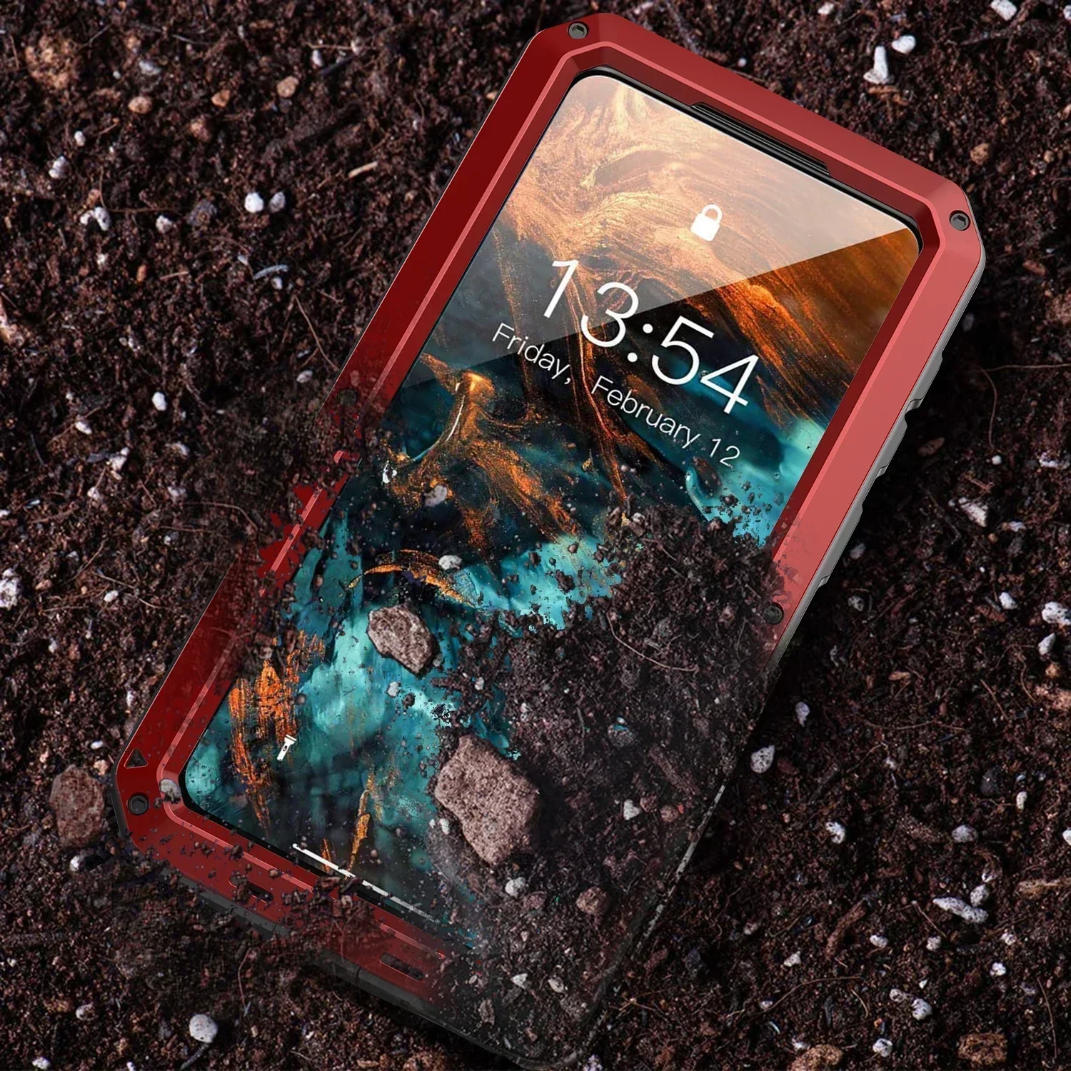 LOVE MEI Heavy-Duty Armor Resistant Metal Case - Universal Fit