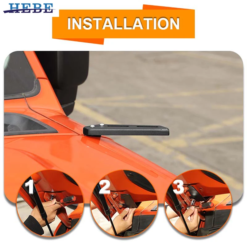 HEBE 후드 라이트 브래킷 홀더 랙 GWM 탱크 300 2021 2022 2023 2024 2025 2026 차량용 액세서리