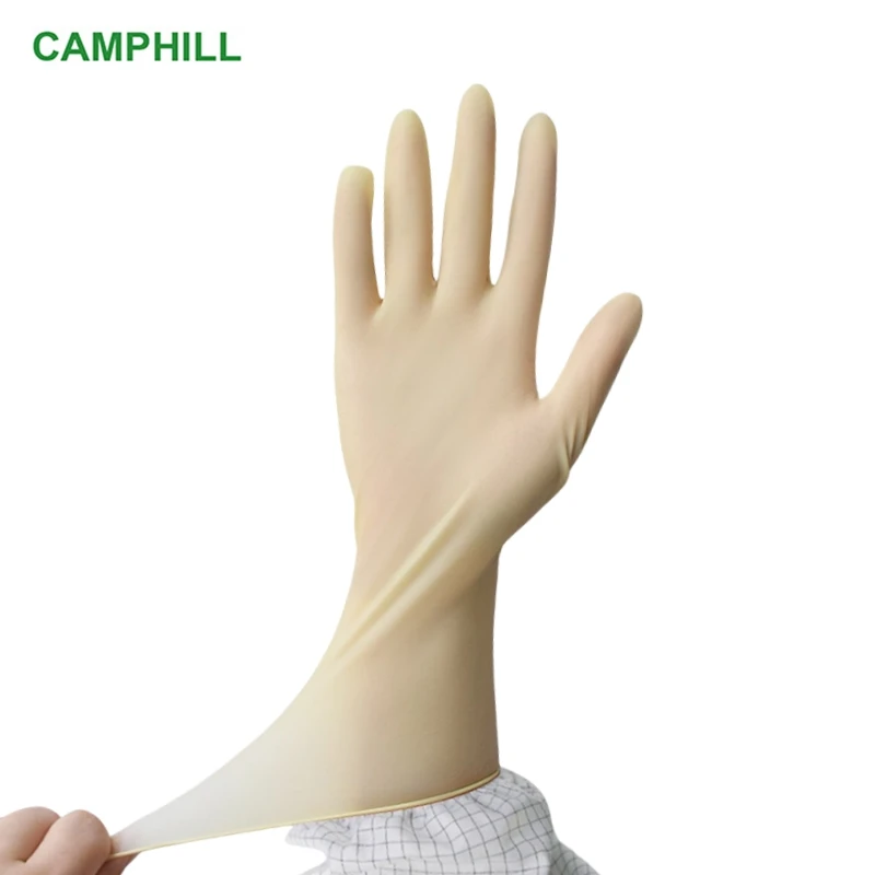 

Good quality 9-inch/12-inch disposable fingerprint free latex gloves Semiconductor laboratory, Level 100 clean room latex gloves