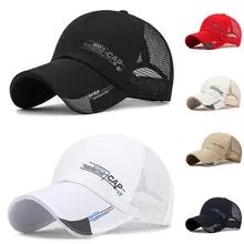 

Men's Mesh Baseball Cap Breathable Summer Caps Dad Hat Outdoor Fishing Hats Bone Gorras Snapback Trucker Cap gorros