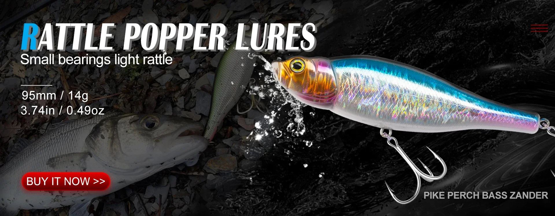 D1 Topwater Popper Angelköder 110mm 20g Schwimmende Wobbler Weitwurf-Kunstköder für Meer- und Süßwasser für Wolfsbarsch und Hecht DT4008 – Detail 1