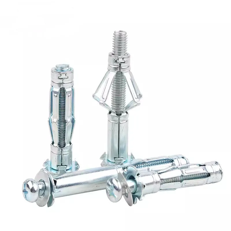Drywall Anchor Kit Hollow Wall Anchor Set Drywall Anchor Expansion Plugs M4 M5 M6 M8 Drywall Anchor Plasterboard Cavity Plug Dowel Hollow Wall Anchor Molly For Ceiling Expansion Screws Gypsum Board Hole