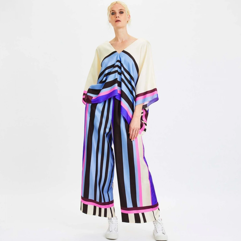 

Two Piece Set Africa Clothes African Dashiki New Dubai Fashion Suit Top And Pants Suits Bazin Trousers Ropa Dama Party Lady