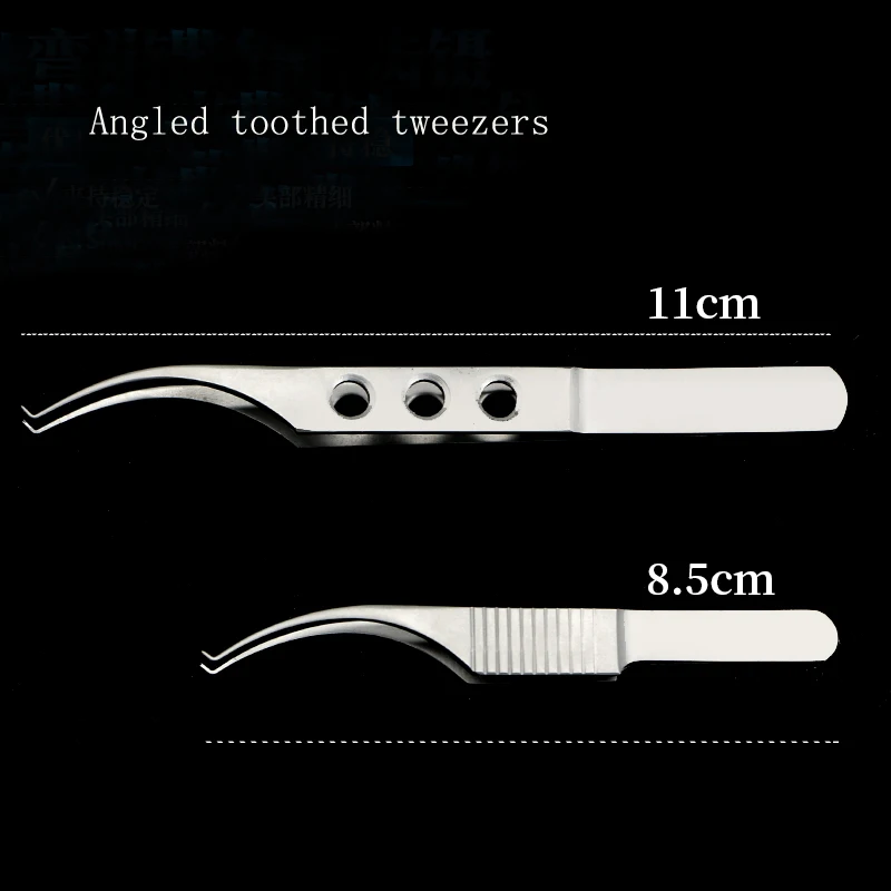 Double Fold Eyelid Tools Stainless Steel Tweezers Beauty