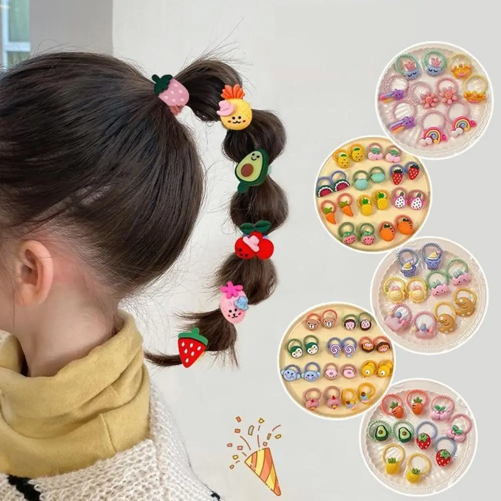 

Ponytail Decorate Children's Rubber Band Hair Accessories Not Hurt The Hair Elastic Animal Hair Rope Scrunchie Head Rope Girls