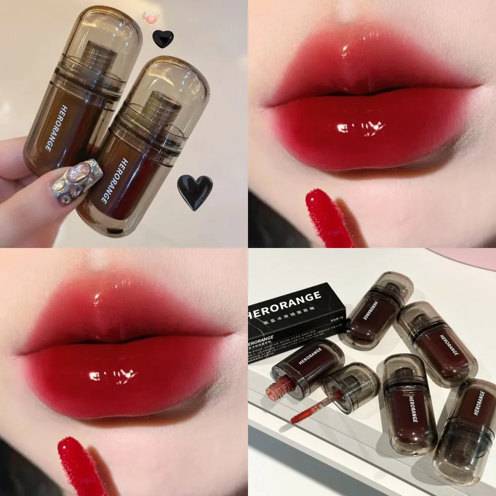 6 Colors Mirror Water Lip Gloss Lip Glaze Moisturizing Sexy Red Lip Tint  Liquid Lipstick Non-stick Cup Lip Gloss Korean Makeup - AliExpress