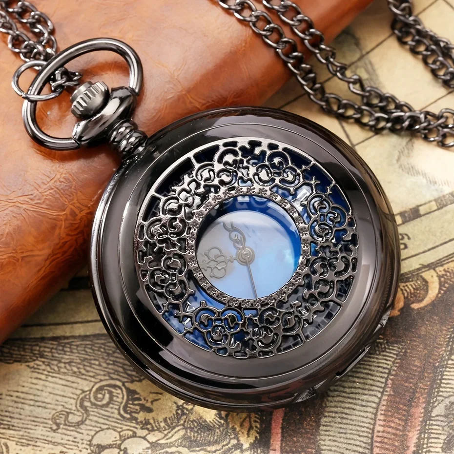 Bronze Dinosaur Quartz Pocket Watch, Pendant Gift For Boys