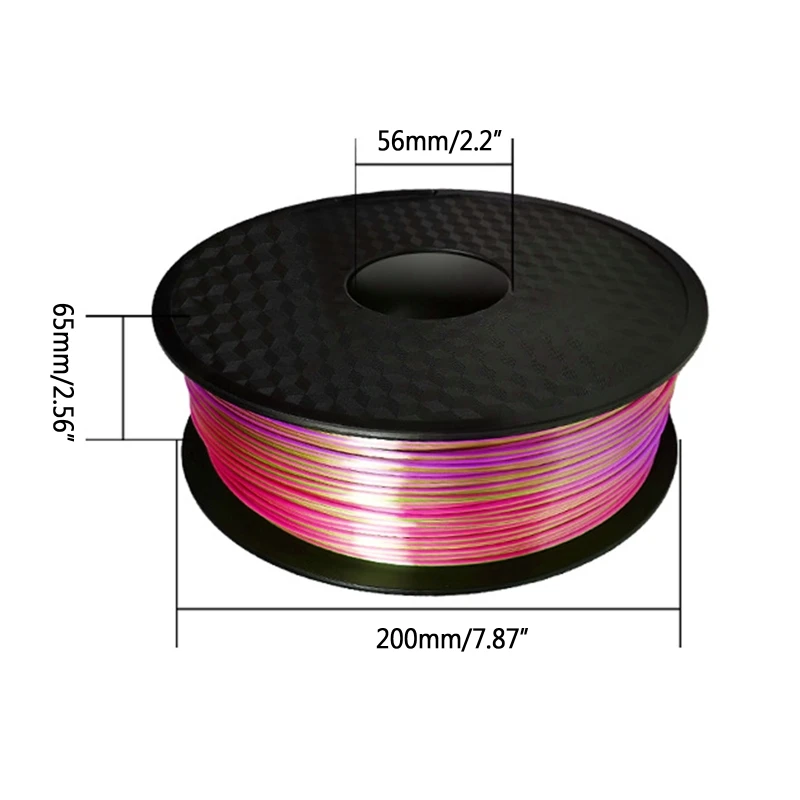 3D 프린팅 액세서리용 3D 프린팅 필라멘트 1.75mm 치수 정확도