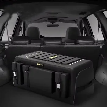 Car Trunk Storage Organizer with Lid 1