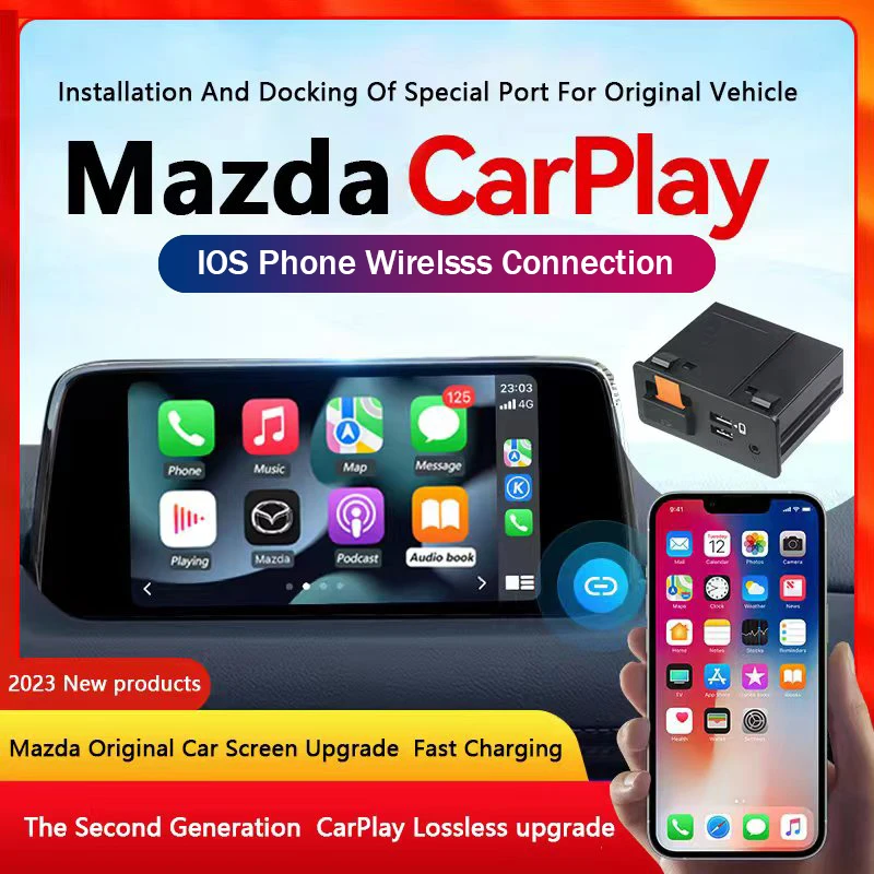 Bezprzewodowy Apple CarPlay z systemem Android Auto USB Adapter