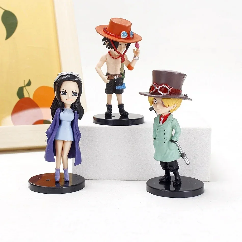 6pcs/set Anime One Piece Action Figure PVC Luffy Action Collectible Model Decorations Doll Children Toys Christmas Gift