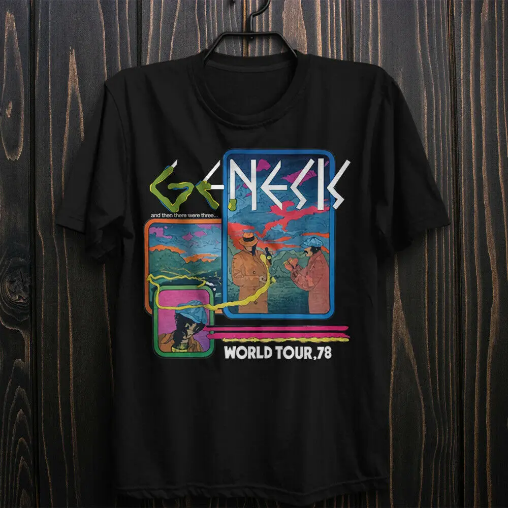 Genesis Live In Concert World Tour 78 T Shirt Phil Collins Tony Banks