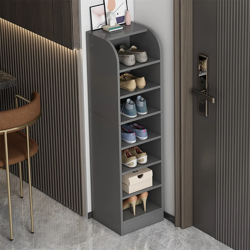 

Corner Transparent Storage Shoe Rack Wall Stretcher Organizer Wardrobe Cloth Rack Holder Estanteria Multifunctional Furniture