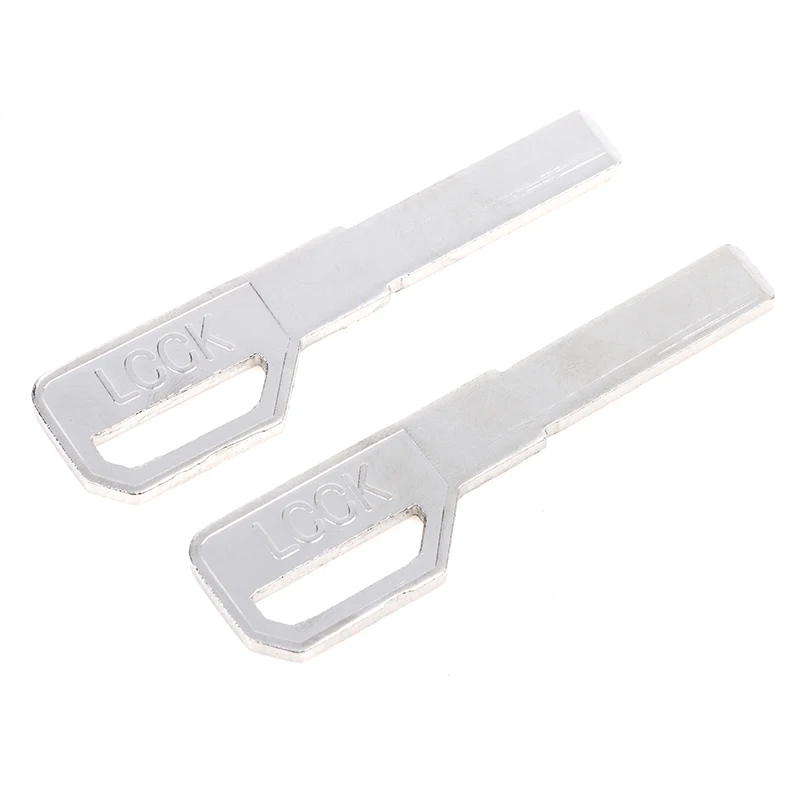 2PCS Key Embryo Fingerprint Lock Password Lock Super D Key Blank Suitable For Handle LOCK Flat Multi-track Light Board