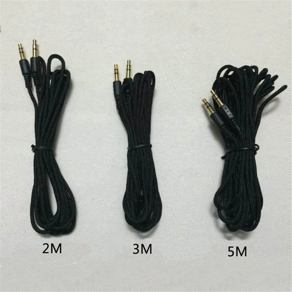 

2m/3m/5m Extension Cable 3.5mm AUX AUXILIARY CORD Male to Male Stereo Audio Cable for CAR PC MP3 MP4 CD Phone