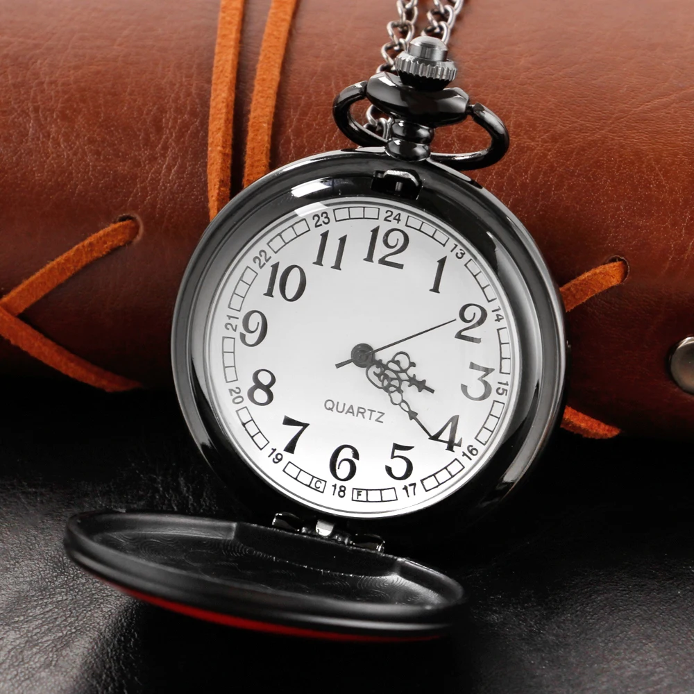 Classic Anime Character Quartz Pocket Watch Unisex Necklace Pendant