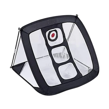 Golf Chipping Net Set Foldable Training Kit with Hitting Mat, 8 Practice Balls, Golf Gift & Target Chipping Aids 1