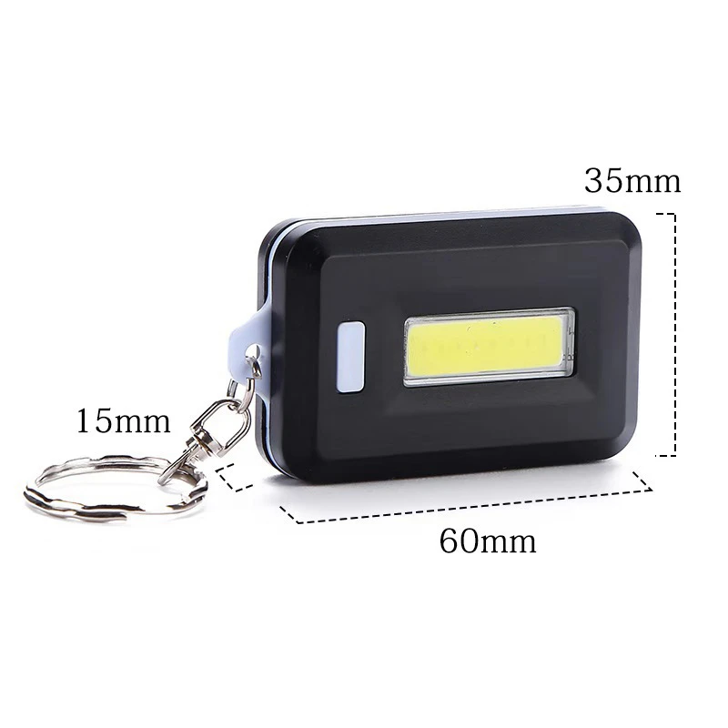Mini Portable LED Flashlight Keychain Torch Emergency Camping Flash Light Mode Lamp 3 Modes Pocket Lantern Outdoor Tools