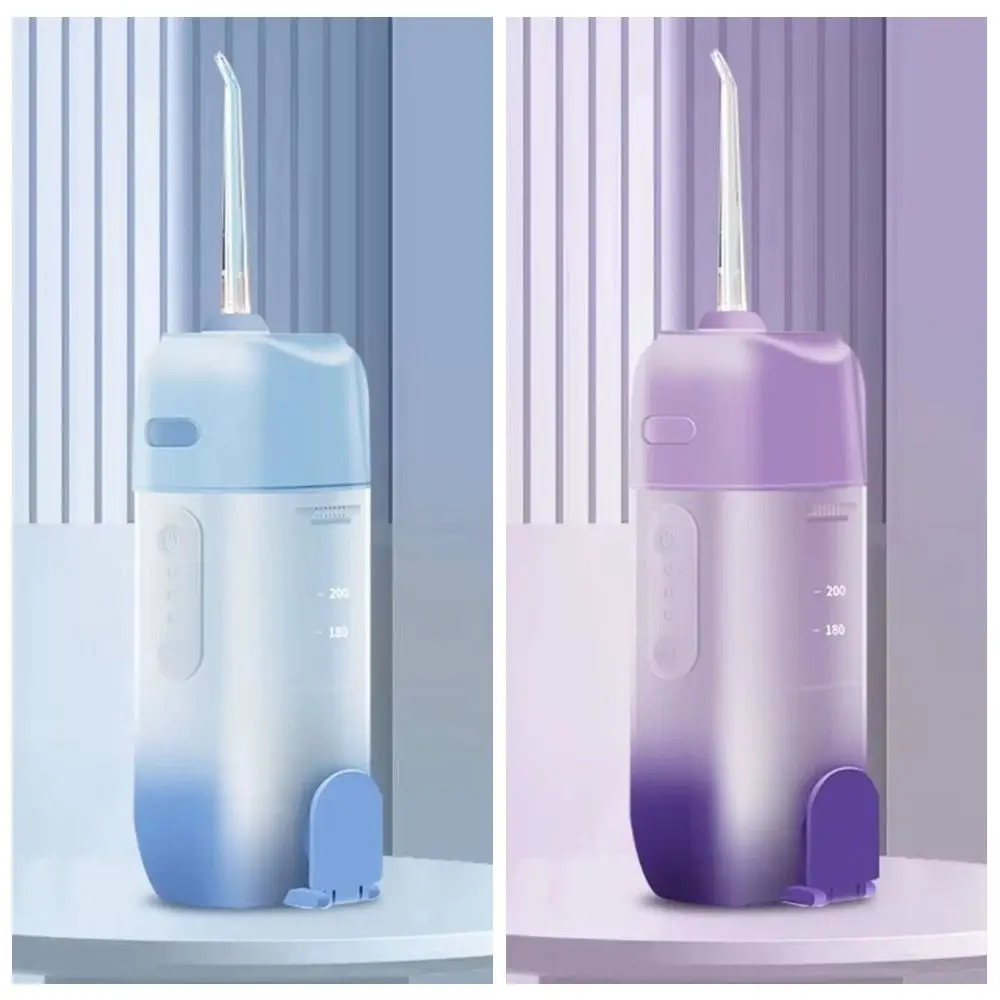 USB Rechargeable Oral Irrigator Foldable Structure Pulse Technology Dental Water Jet 4 Nozzles Smart Electric Water Flosser