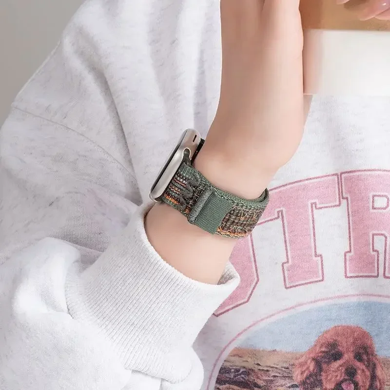 الرياضة حلقة حزام لساعة أبل الترا 2 49 مللي متر ال...