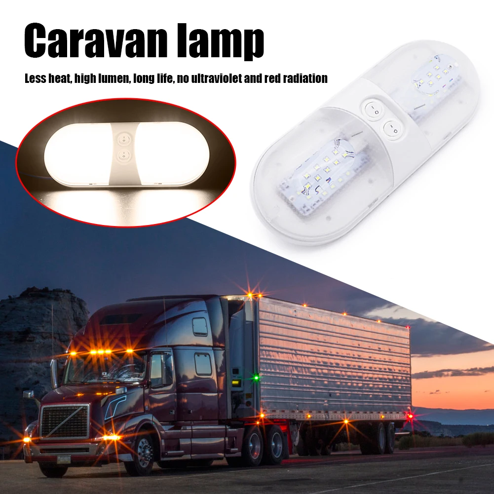 6,8 w 12V LED Dome Licht Decke Lampe mit Schalter Caravan Zubehör für RV  Marine Boot Yacht Camping Auto wohnmobil Anhänger - AliExpress