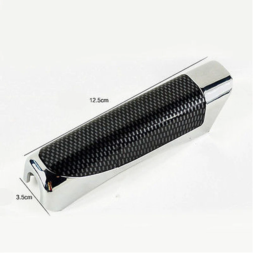1pc Car Auto Vehicle Tuning Carbon Fiber Style Hand Brake Cover Protector Creative Interior Car Accessories Universal