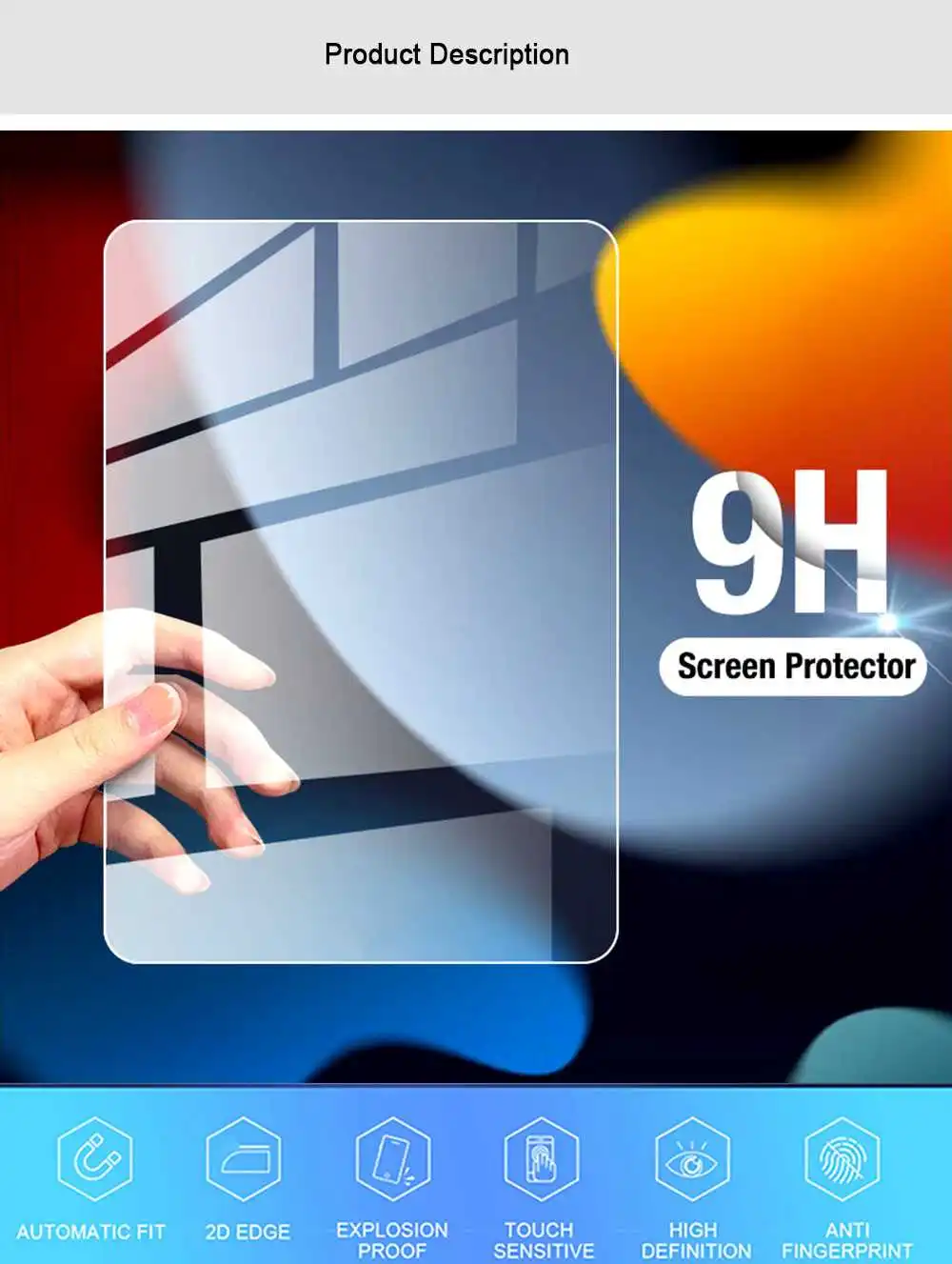 2Pcs High Definition Protective Tempered Glass For Huawei MediaPad M5 10 10.8 Pro Screen Protector tablet back stickers