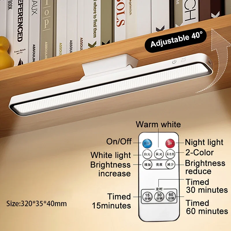 LED Makeup Mirror Light USB Rechargeable 9W Stepless Dimming Vanity Lamp Hanging Magnetic Bedroom Night Reading Table Lamps makeup mirror mirror lights makeup mirror lights vanity light makeup lamp