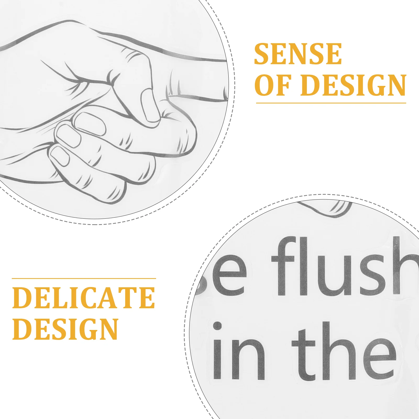 Рисунок 4 - Наклейка для унитаза