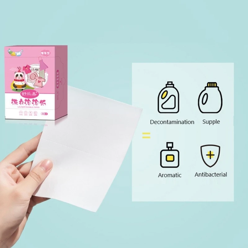 60Pcs Laundry Tablets Underwear Children Clothing Laundry Soap Concentrated Washing Powder Detergent For Washing Machine
